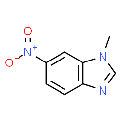 ChemSpider 2D Image | 1-Methyl-6-nitro-1H-benzimidazole | C8H7N3O2