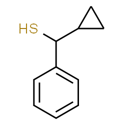 ChemSpider 2D Image | Cyclopropyl(phenyl)methanethiol | C10H12S