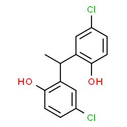 ChemSpider 2D Image | 2,2'-Ethane-1,1-diylbis(4-chlorophenol) | C14H12Cl2O2