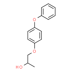 ChemSpider 2D Image | 1-(4-Phenoxyphenoxy)-2-propanol | C15H16O3