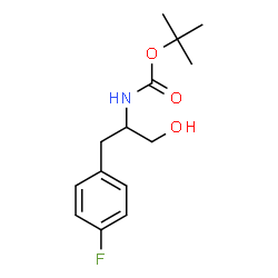 ChemSpider 2D Image | 2-Methyl-2-propanyl [1-(4-fluorophenyl)-3-hydroxy-2-propanyl]carbamate | C14H20FNO3