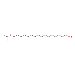 ChemSpider 2D Image | 16-Isopropoxy-1-hexadecanol | C19H40O2