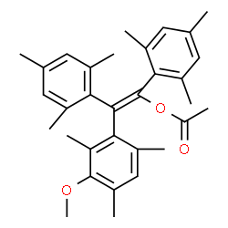 ChemSpider 2D Image | (Z)-1,2-Dimesityl-2-(3-methoxy-2,4,6-trimethylphenyl)vinyl acetate | C32H38O3