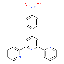 ChemSpider 2D Image | 4'-(4-Nitrophenyl)-2,2':6',2''-terpyridin | C21H14N4O2