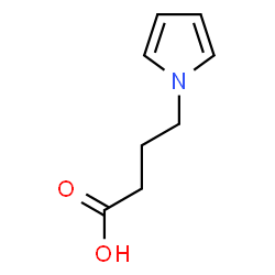ChemSpider 2D Image | 4-(1H-pyrrol-1-yl)butanoic acid | C8H11NO2