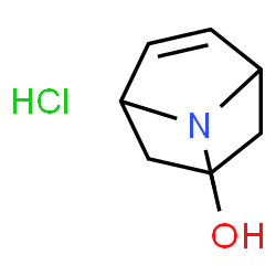 ChemSpider 2D Image | α-Tropenol hydrochloride | C8H14ClNO
