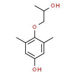 ChemSpider 2D Image | 4-(2-Hydroxypropoxy)-3,5-dimethylphenol | C11H16O3