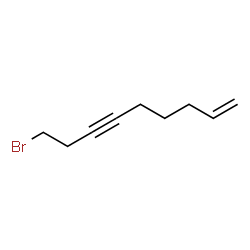 ChemSpider 2D Image | 9-Bromo-1-nonen-6-yne | C9H13Br