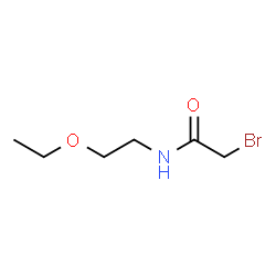 ChemSpider 2D Image | 2-Bromo-N-(2-ethoxyethyl)acetamide | C6H12BrNO2