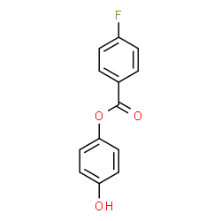 ChemSpider 2D Image | 4-Hydroxyphenyl 4-fluorobenzoate | C13H9FO3