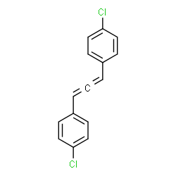 ChemSpider 2D Image | 1,1'-(1,3-Propadienediyl)bis(4-chlorobenzene) | C15H10Cl2