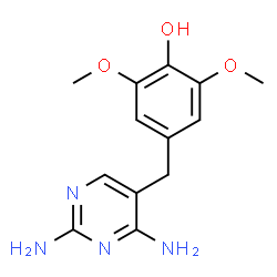 ChemSpider 2D Image | 4-[(2,4-Diamino-5-pyrimidinyl)methyl]-2,6-dimethoxyphenol | C13H16N4O3