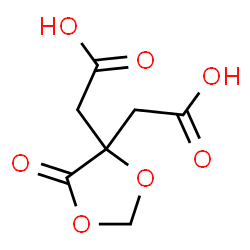 ChemSpider 2D Image | ANHYDROMETHYLENECITRIC ACID | C7H8O7