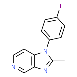 ChemSpider 2D Image | 1-(4-Iodophenyl)-2-methyl-1H-imidazo[4,5-c]pyridine | C13H10IN3