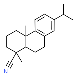 ChemSpider 2D Image | Abieta-8,11,13-triene-18-nitrile | C20H27N