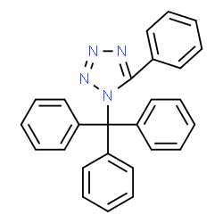 ChemSpider 2D Image | 5-Phenyl-1-trityl-1H-tetrazole | C26H20N4