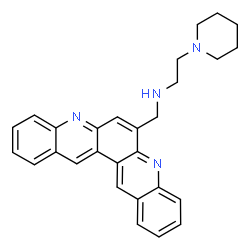 ChemSpider 2D Image | N-(Dibenzo[b,j][4,7]phenanthrolin-6-ylmethyl)-2-(1-piperidinyl)ethanamine | C28H28N4