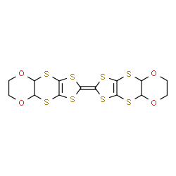 ChemSpider 2D Image | 2-(4a,6,7,8a-Tetrahydro[1,3]dithiolo[5,6][1,4]dithiino[2,3-b][1,4]dioxin-2-ylidene)-4a,6,7,8a-tetrahydro[1,3]dithiolo[5,6][1,4]dithiino[2,3-b][1,4]dioxine | C14H12O4S8