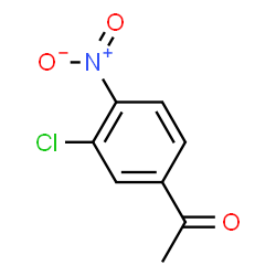 ChemSpider 2D Image | 1-(3-Chloro-4-nitrophenyl)ethanone | C8H6ClNO3
