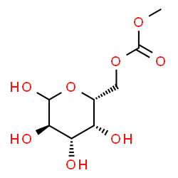 ChemSpider 2D Image | 6-O-(Methoxycarbonyl)-D-galactopyranose | C8H14O8