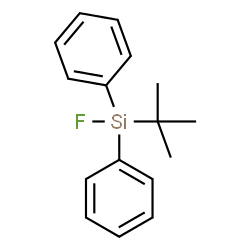 ChemSpider 2D Image | Fluoro(2-methyl-2-propanyl)diphenylsilane | C16H19FSi