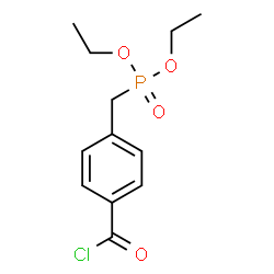 ChemSpider 2D Image | Diethyl [4-(chlorocarbonyl)benzyl]phosphonate | C12H16ClO4P