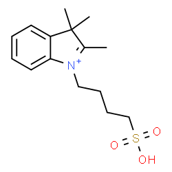 ChemSpider 2D Image | 2,3,3-Trimethyl-1-(4-sulfobutyl)-3H-indolium | C15H22NO3S