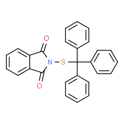 ChemSpider 2D Image | 2-(Tritylsulfanyl)-1H-isoindole-1,3(2H)-dione | C27H19NO2S
