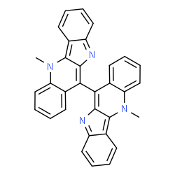 ChemSpider 2D Image | 5,5'-Dimethyl-5H,5'H-11,11'-biindolo[3,2-b]quinoline | C32H22N4