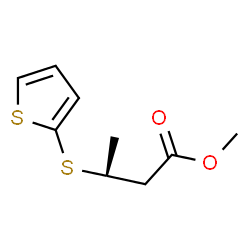 ChemSpider 2D Image | Methyl (3S)-3-(2-thienylsulfanyl)butanoate | C9H12O2S2