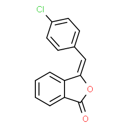 ChemSpider 2D Image | (E)-3-(4-chlorobenzal)phthalide | C15H9ClO2