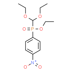 ChemSpider 2D Image | Ethyl (diethoxymethyl)(4-nitrophenyl)phosphinate | C13H20NO6P