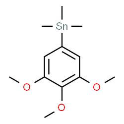 ChemSpider 2D Image | Trimethyl(3,4,5-trimethoxyphenyl)stannane | C12H20O3Sn