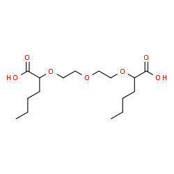 ChemSpider 2D Image | 2,2'-[Oxybis(2,1-ethanediyloxy)]dihexanoic acid | C16H30O7