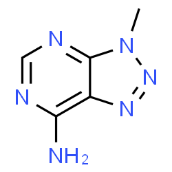ChemSpider 2D Image | 3-methyl-3h-[1,2,3]triazolo[4,5-d]pyrimidin-7-amine | C5H6N6