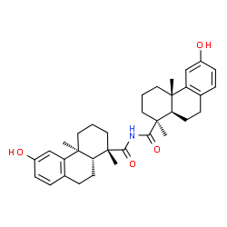 ChemSpider 2D Image | 12-Hydroxy-N-(12-hydroxy-16-oxopodocarpa-8,11,13-trien-16-yl)podocarpa-8,11,13-trien-16-amide | C34H43NO4