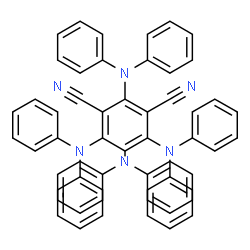 ChemSpider 2D Image | 2,4,5,6-Tetrakis(diphenylamino)isophthalonitrile | C56H40N6