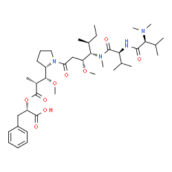 ChemSpider 2D Image | symplostatin 3 | C40H66N4O9