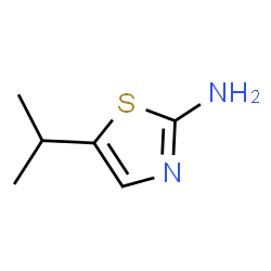 ChemSpider 2D Image | 5-isopropylthiazol-2-amine | C6H10N2S