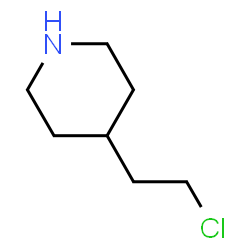 ChemSpider 2D Image | 4-(2-Chloroethyl)piperidine | C7H14ClN