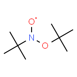 ChemSpider 2D Image | {(2-Methyl-2-propanyl)[(2-methyl-2-propanyl)oxy]amino}oxidanyl | C8H18NO2