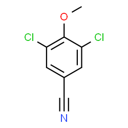 ChemSpider 2D Image | 3,5-Dichloro-4-methoxybenzonitrile | C8H5Cl2NO