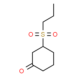 ChemSpider 2D Image | 3-(Propylsulfonyl)cyclohexanone | C9H16O3S