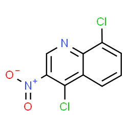 ChemSpider 2D Image | 4,8-Dichloro-3-nitroquinoline | C9H4Cl2N2O2