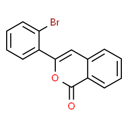 ChemSpider 2D Image | 3-(2-Bromophenyl)-1H-isochromen-1-one | C15H9BrO2