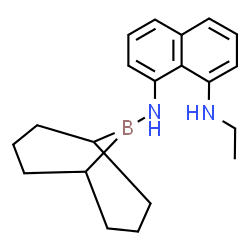 ChemSpider 2D Image | N-(9-Borabicyclo[3.3.1]non-9-yl)-N'-ethyl-1,8-naphthalenediamine | C20H27BN2