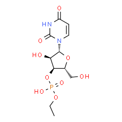 ChemSpider 2D Image | 3'-O-[Ethoxy(hydroxy)phosphoryl]uridine | C11H17N2O9P