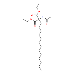 ChemSpider 2D Image | Diethyl acetamido(tridecyl)malonate | C22H41NO5