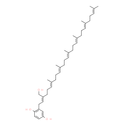 ChemSpider 2D Image | 2-(hydroxy-heptaprenyl)hydroquinone | C41H62O3