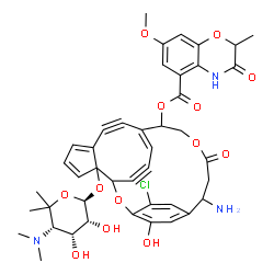 ChemSpider 2D Image | CSID:8685154 | C43H44ClN3O13